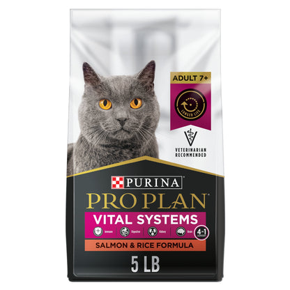 Vital Systems Senior Dry Cat Food Salmon 5Lb